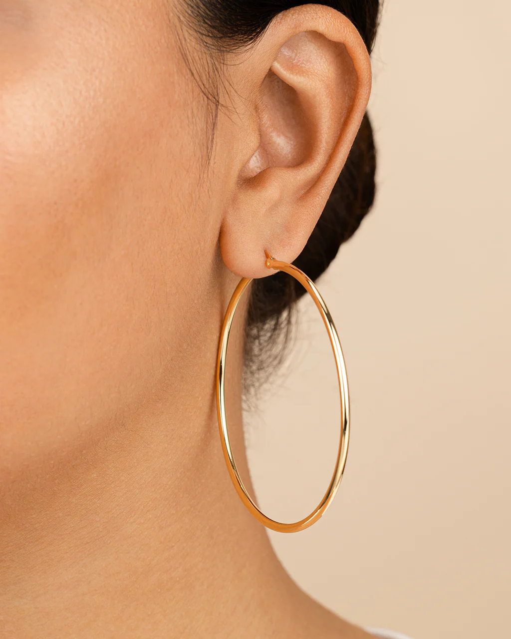Classic Gold Hoop Earrings product photo