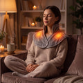 Electric heated neck and shoulder wrap