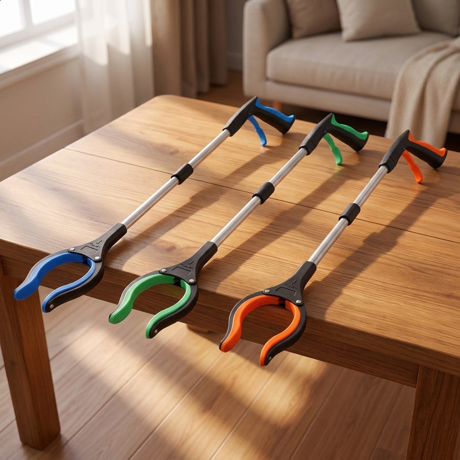 32-Inch Foldable Reacher Grabber with Silicone Grip