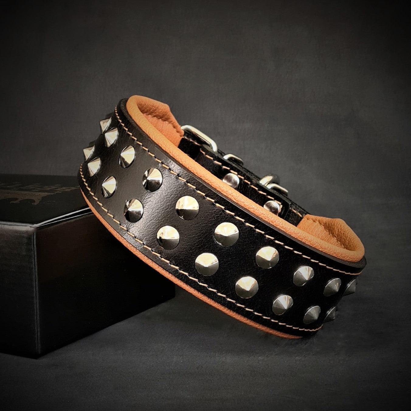 Bestia Boston Studded Leather Dog Collar – alternate view 7
