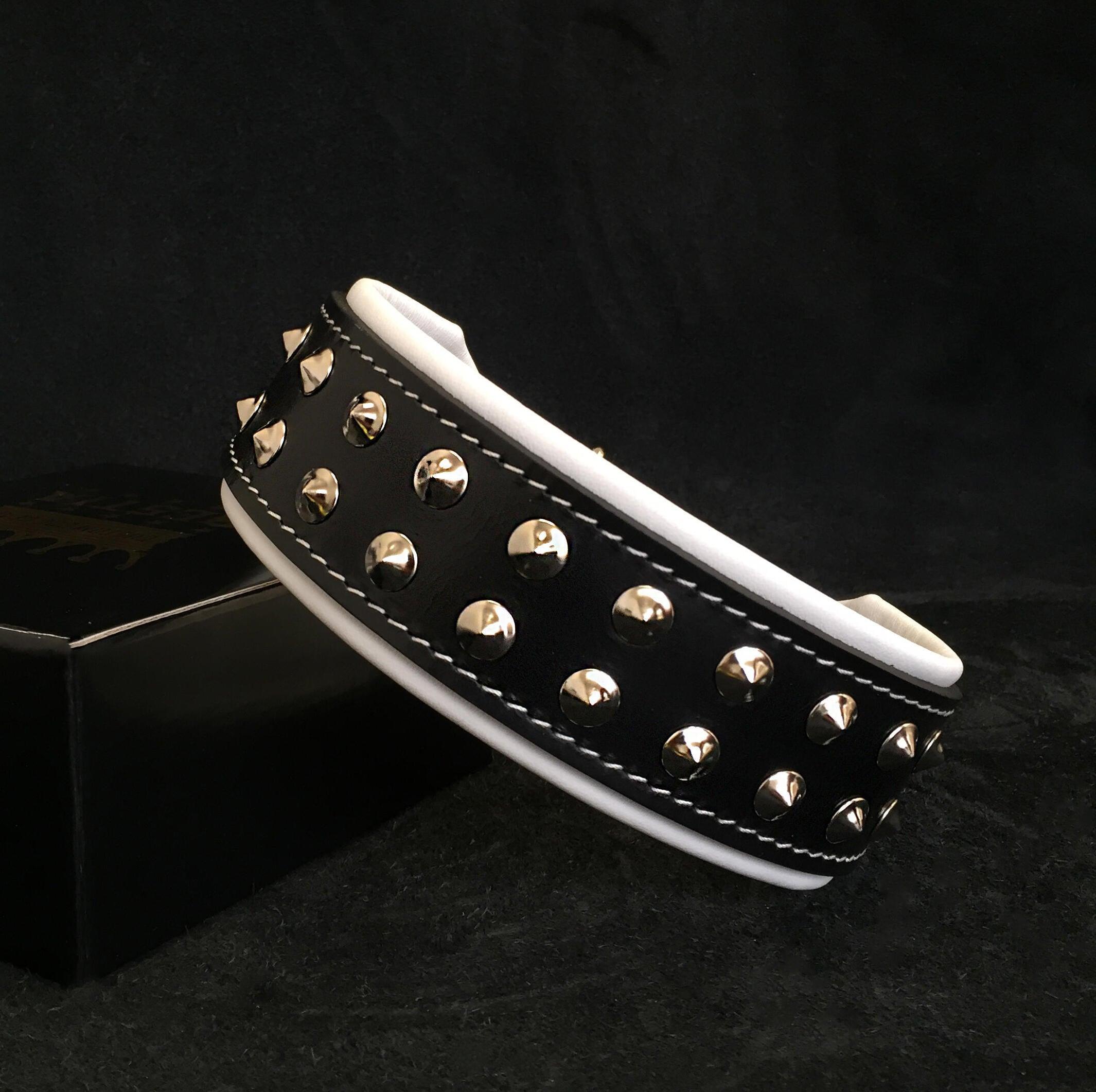 Bestia Boston Studded Leather Dog Collar – alternate view 8